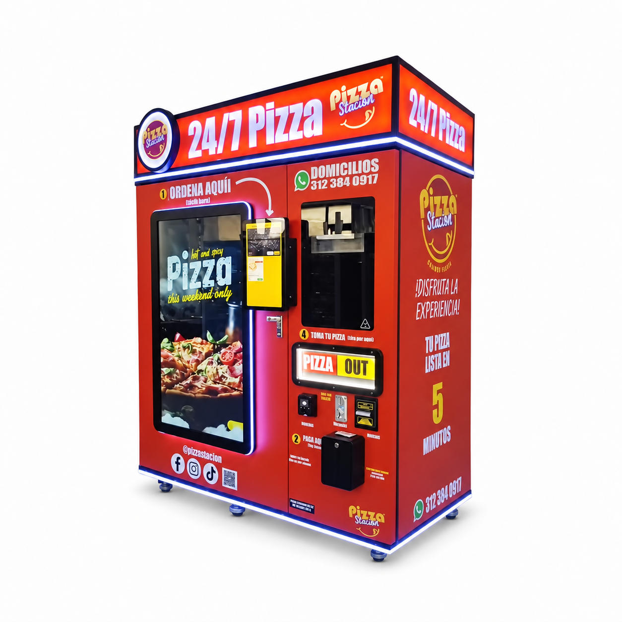 Pizza vending machine