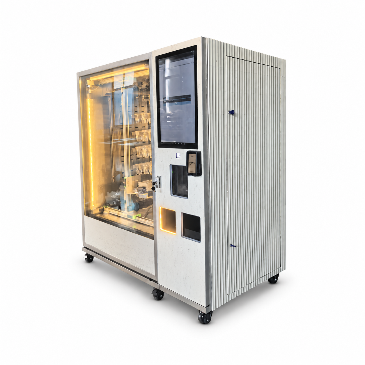 AI smart fruit smoothie vending machine