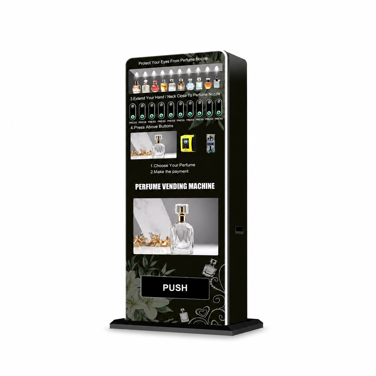 Freestanding Perfume Vending Machine