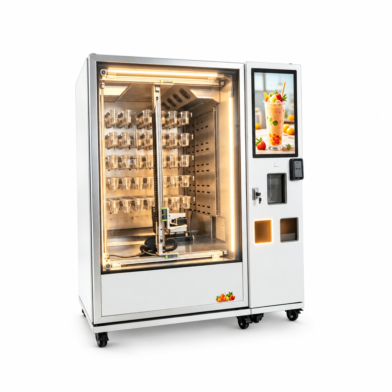 AI smart fruit smoothie vending machine